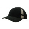 Cap - mod. 4096:Black, Cotton, Grey